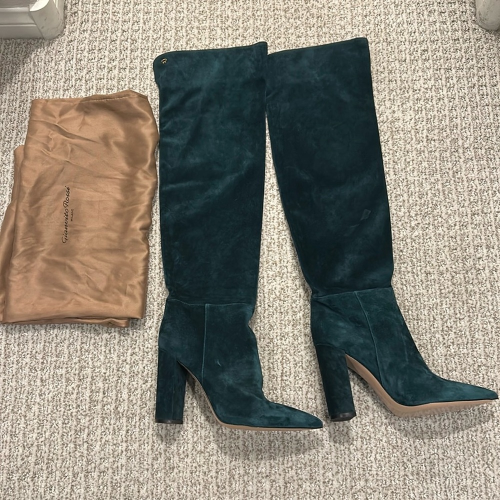 Gianvito Rossi Piper over the knee suede boot, never worn